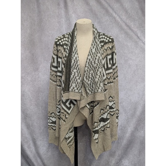 Abercrombie & Fitch Sweaters - Abercrombie & Fitch Womens XS/S Southwestern Geometric‎ Draped Cardigan (C3)